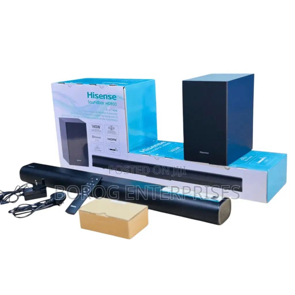 Hisense Soundbar With Subwoofer 140w 2.1ch (Hs1800)