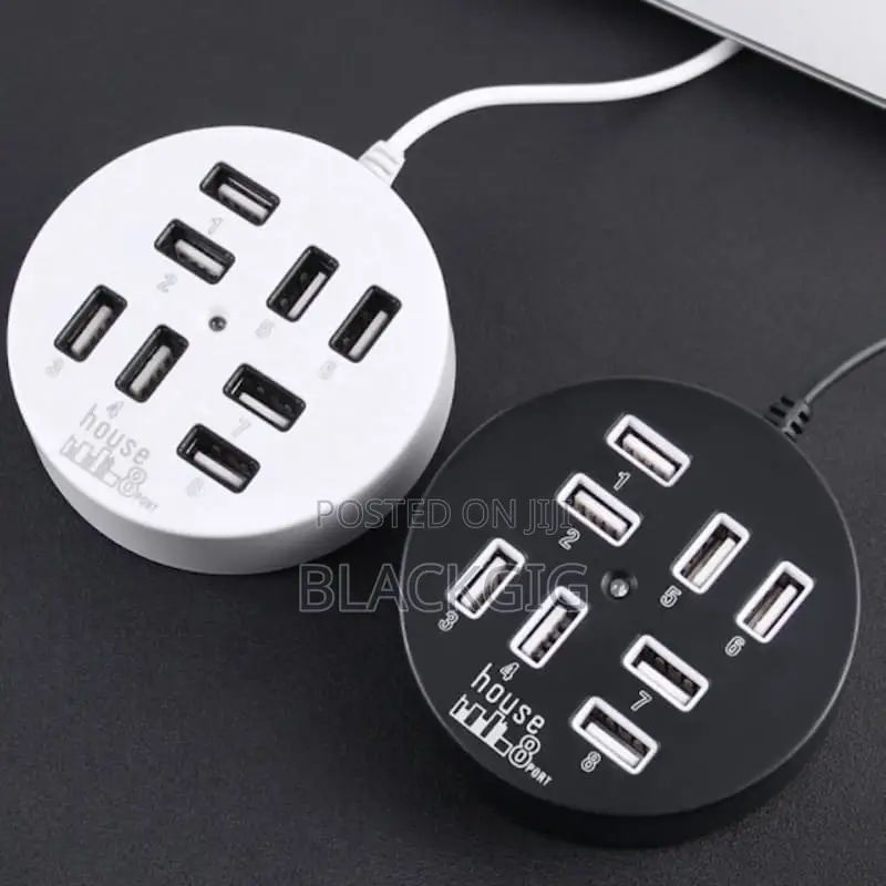 8port Usb Hub 2.0 High Speed Transfer Multi 8 In1 Usb