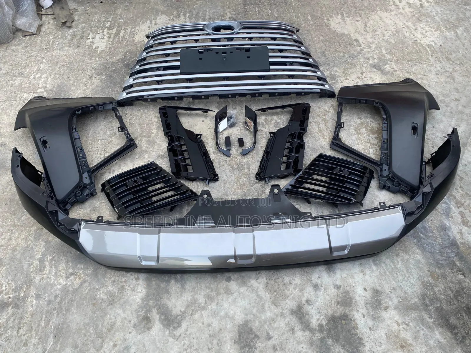 Complete Front Bumper Lexus Lx600 2023 to 2025 Model