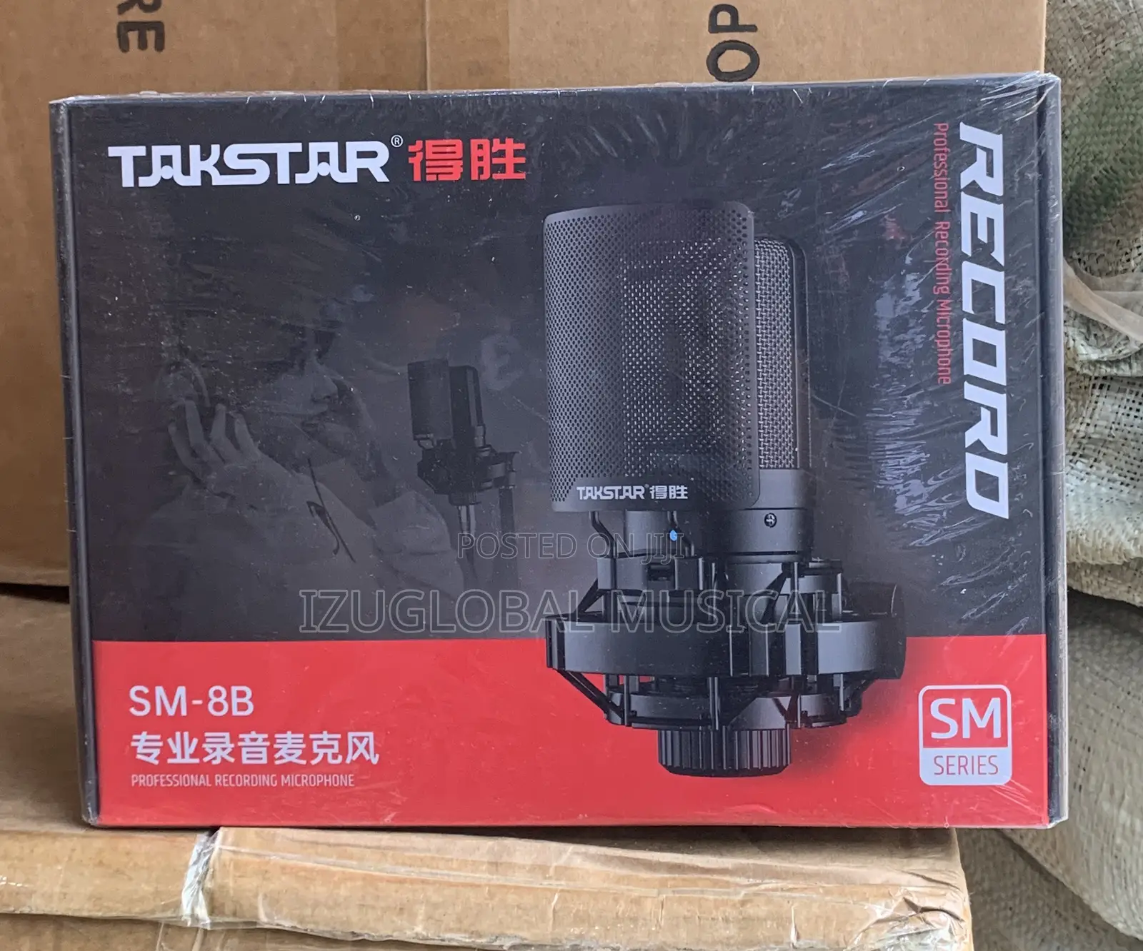 Takstar Sm-8b Black Studio Recording Mic