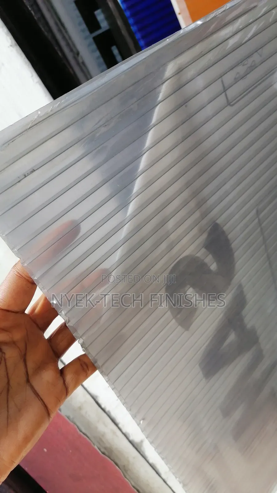 Polycarbonate Danpalon Holllow Sheets for Shades Against Rain and Sun.