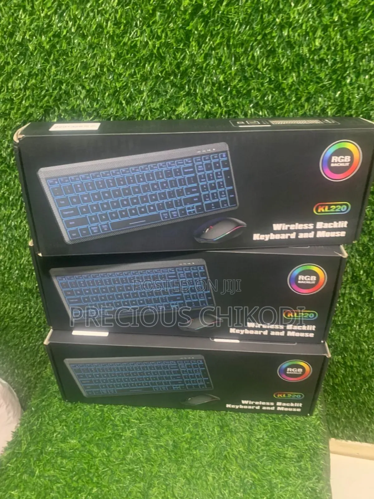 Kl220 Wireless Gaming Keyboard and Mouse With RGB Light