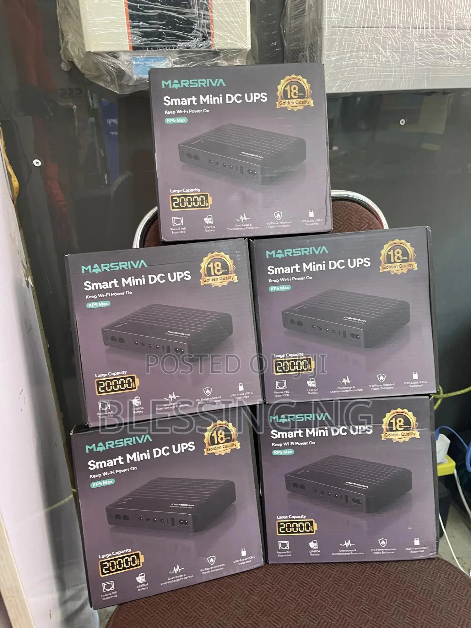 Mini Ups Dc Powerbank Marsriva 20,000mah
