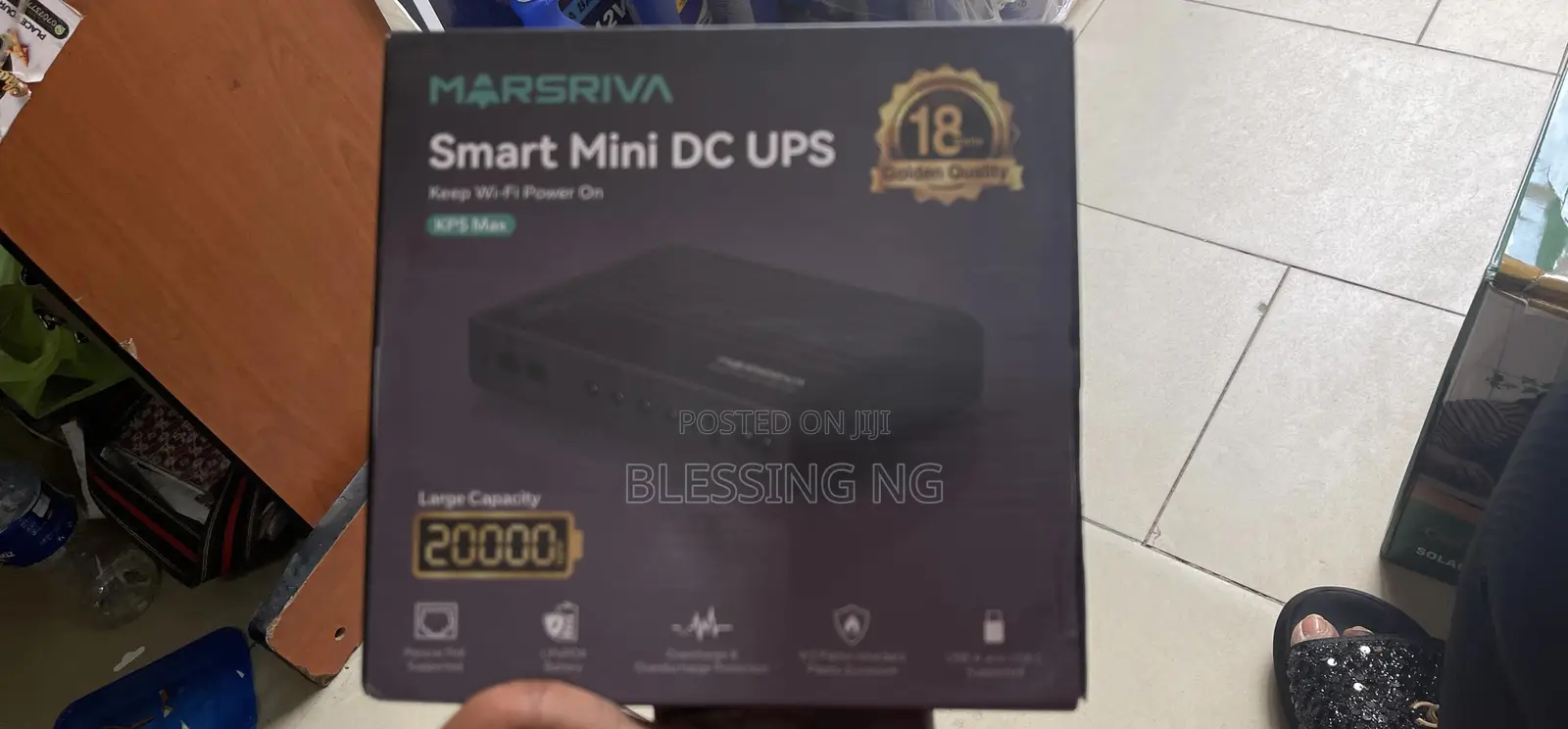 Mini Ups Dc Powerbank Marsriva 20,000mah