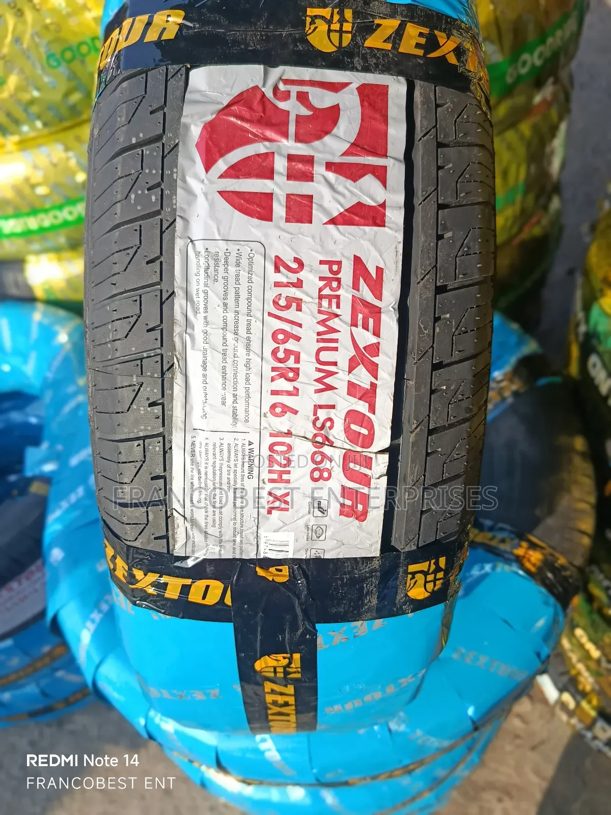 215/65r16 Zextour Tyre