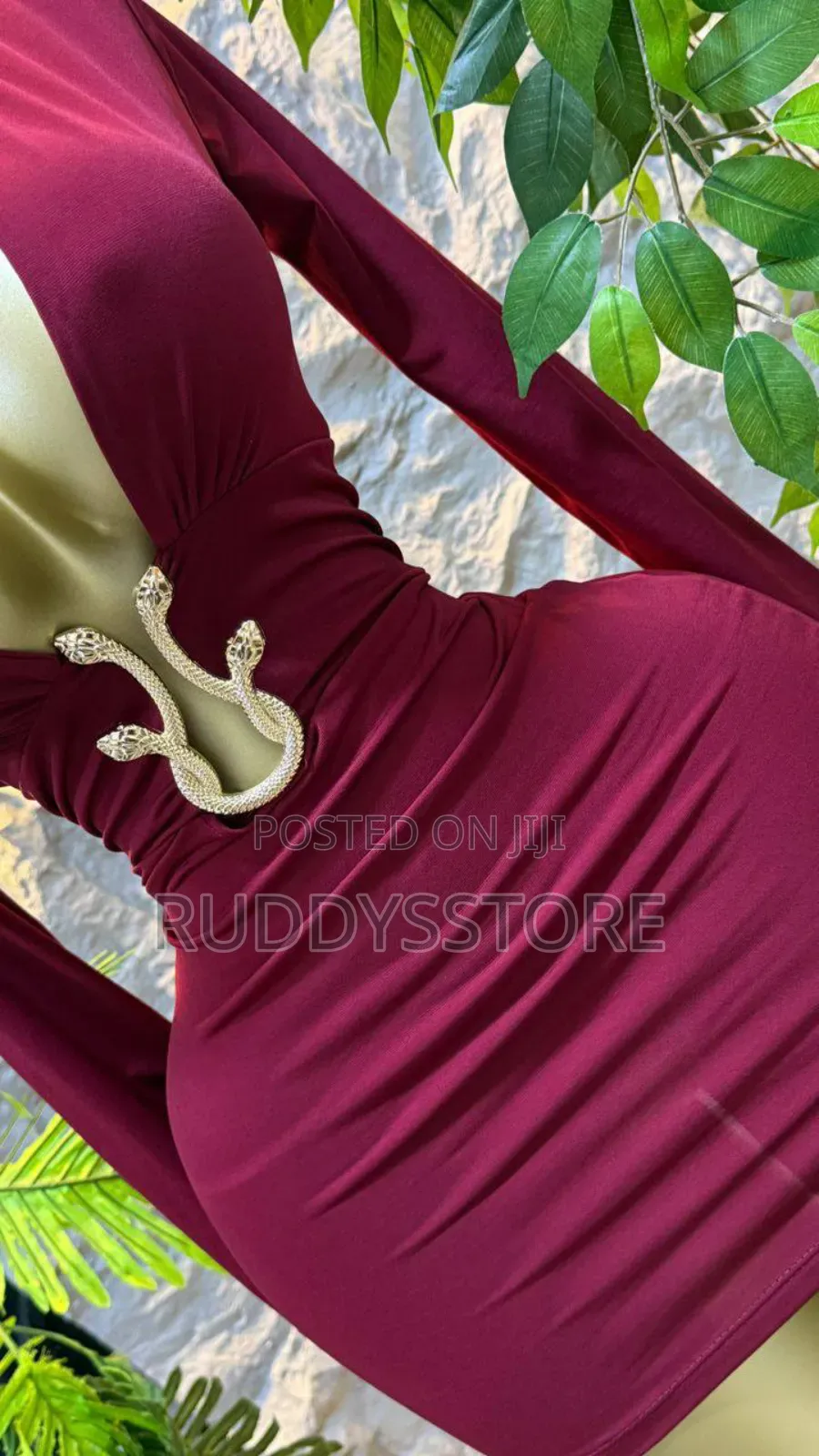 Sexy Deep-v Bodycon Mini Dress (Wine Red / Blue / Black)