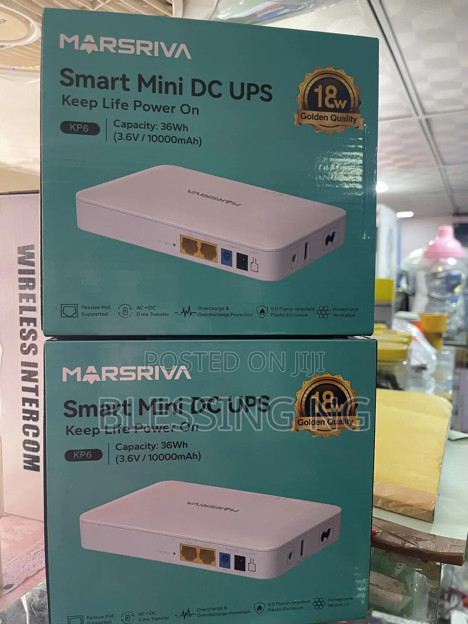 Mini Ups Dc Power Bank 10,000amh