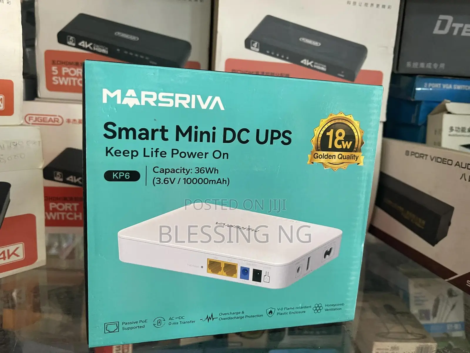 Mini Ups Dc Power Bank 10,000amh