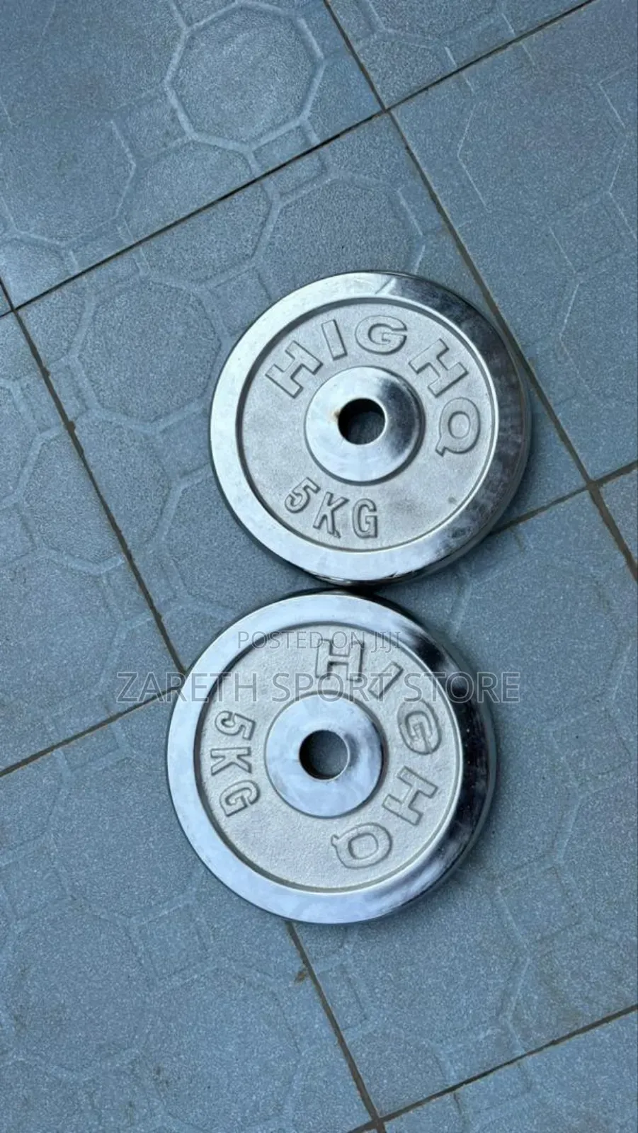 Chrome Barbell Plate