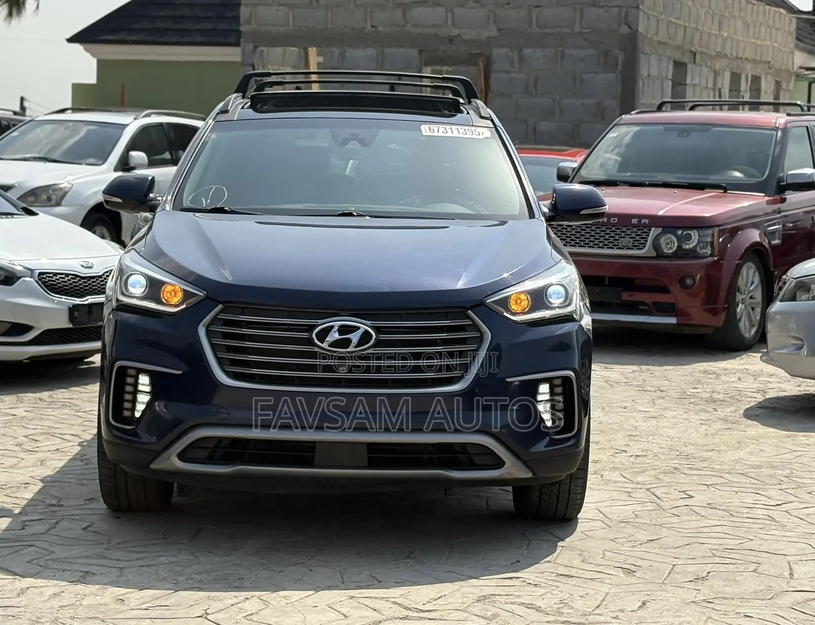 Hyundai Santa Fe Limited Ultimate AWD 2017 Blue