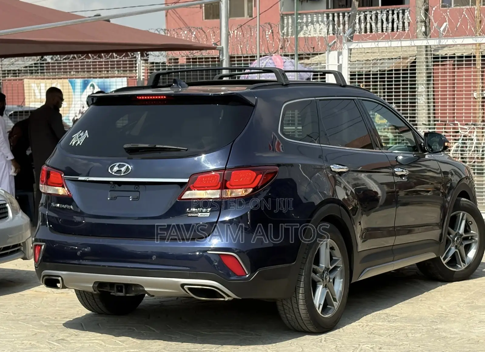 Hyundai Santa Fe Limited Ultimate AWD 2017 Blue