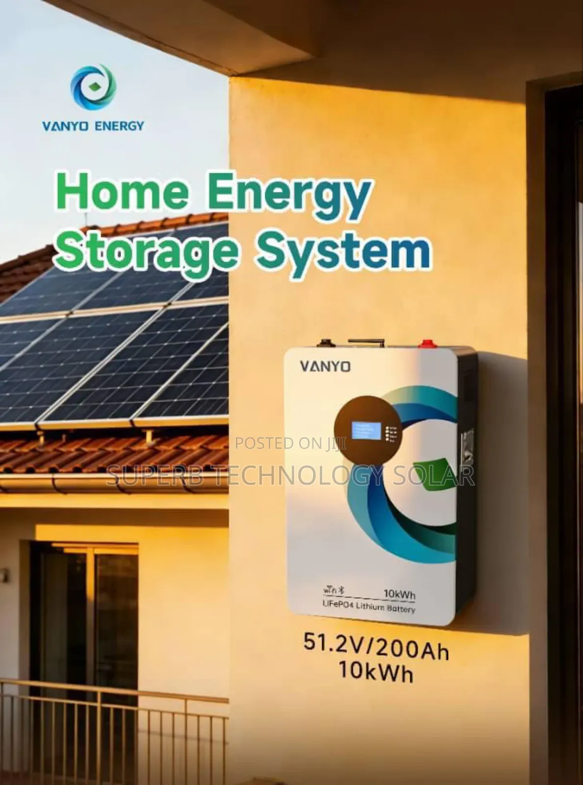 10kwh 48v Vanyo Lithium Battery With 5yrs Warranty