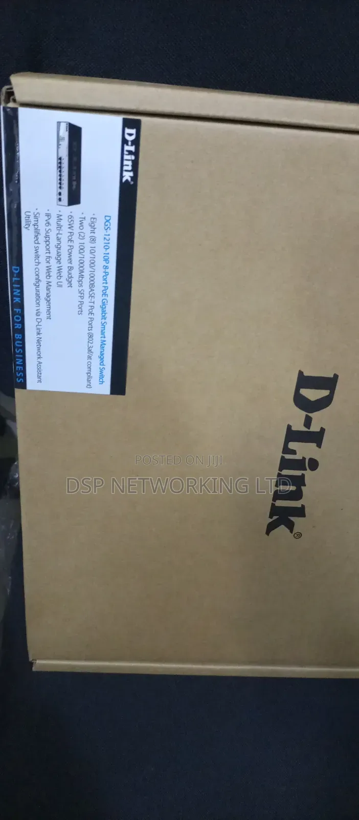 D-Link DGS-1210-10p 10-Port Gigabit Poe Smart Managed Switch