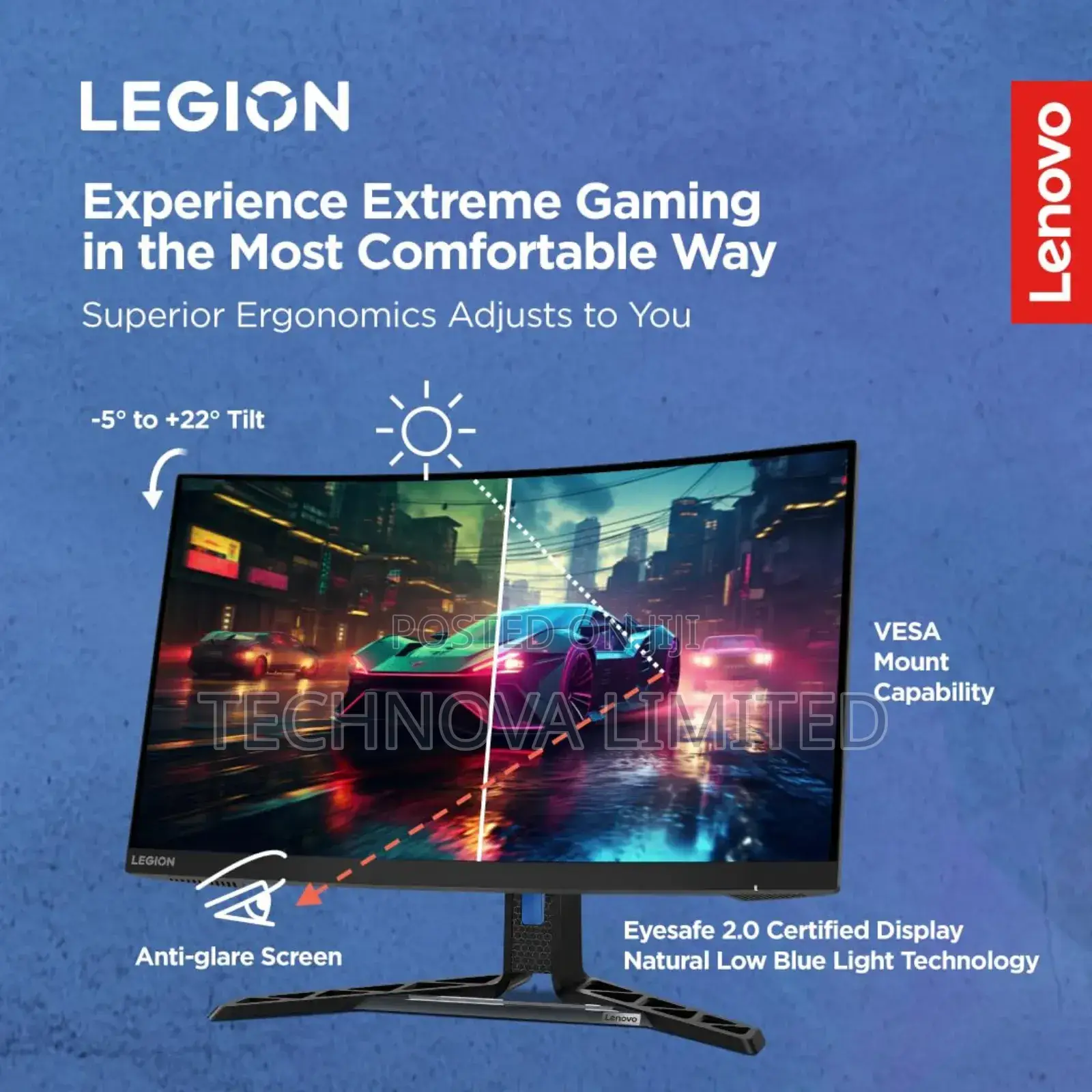 Lenovo Legion R27fc-30, 27 Inch FHD 1920x1080, 280hz, Black