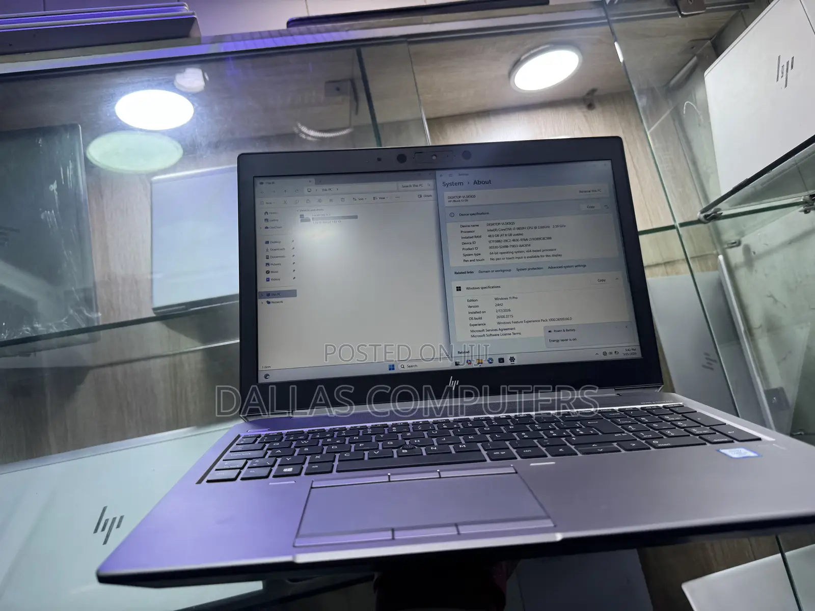 Laptop HP ZBook 15 G6 48GB Intel Core i7 SSD 2T