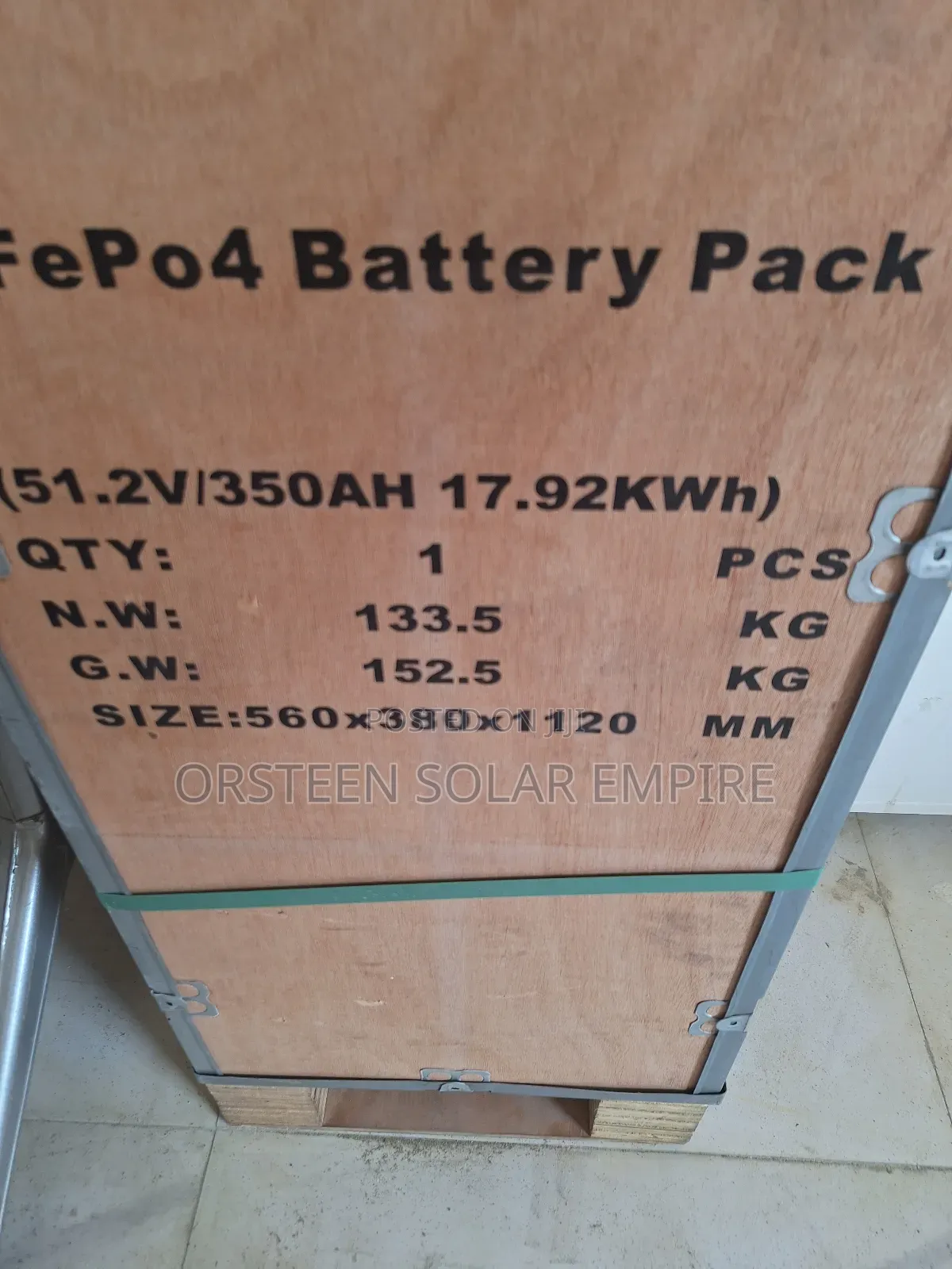Sunfit 51.2v/350ah 17.92kwh Lithium Battery