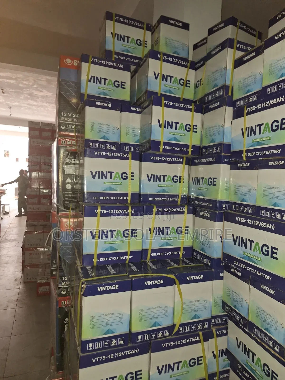 Vintage 12v 75ah Gel Batteries