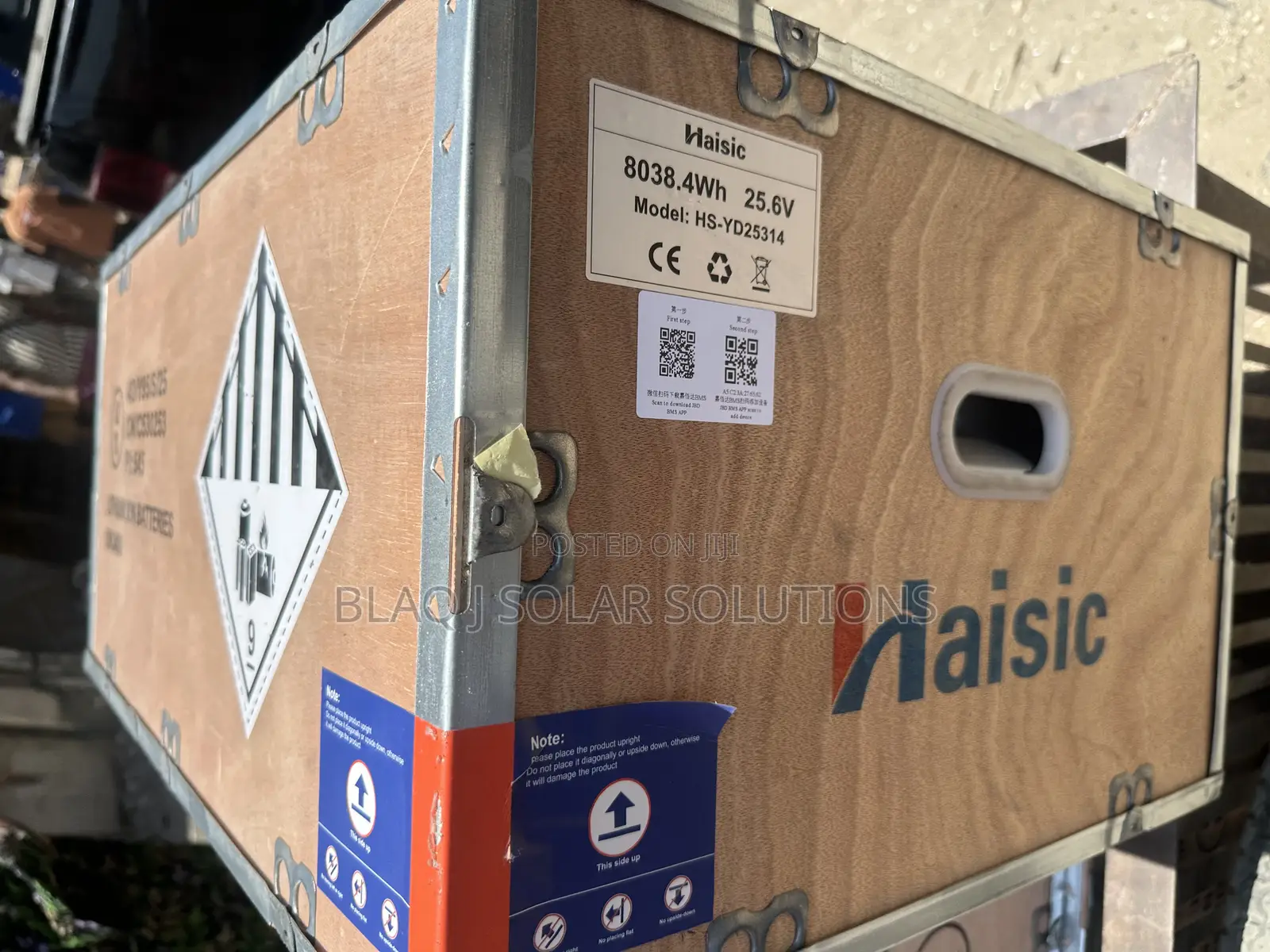 Brand New Haisic 8kwh Lithium Ion Battery 24v