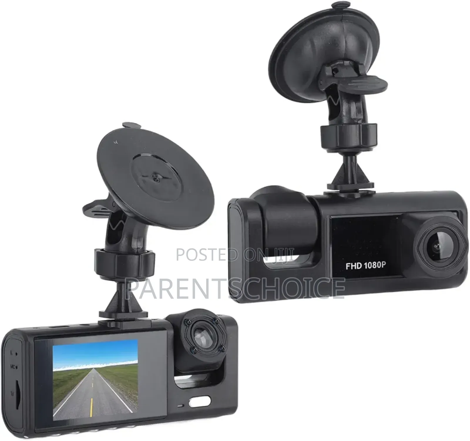Dual Dash Cam 3-in-1 1080p Hd Car Driving Recorder