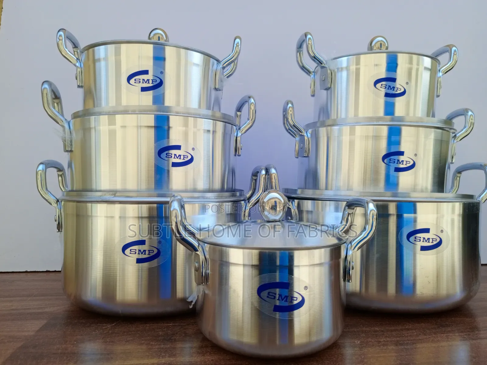 14pcs Aluminium Stock Pot Set – Durable Family Size Cooking