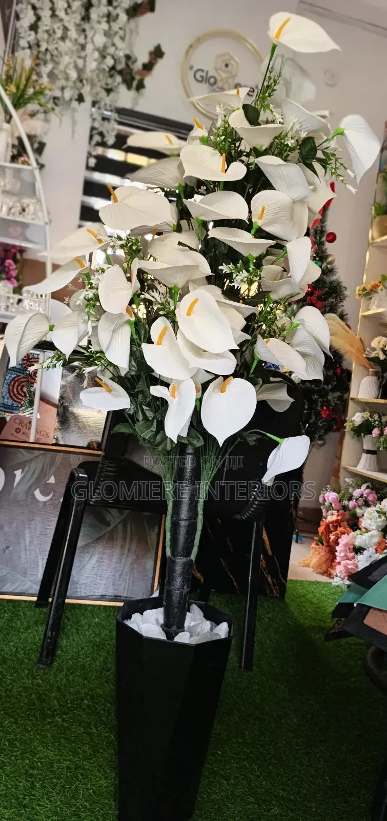 Floral Plant and Vase