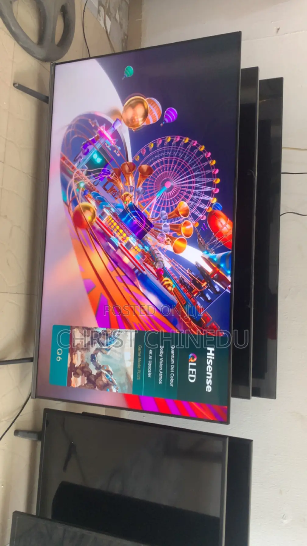 Qled Hisense 50inches Frameless Smart Slim