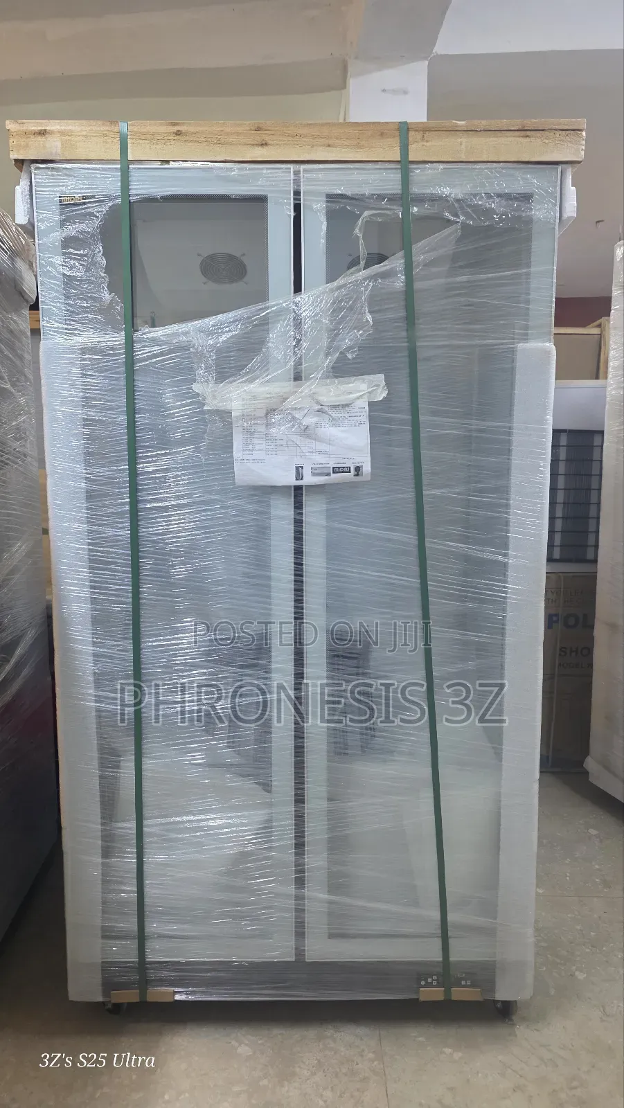 Double Door Inverter Chiller/Showcase Fridge - Gray