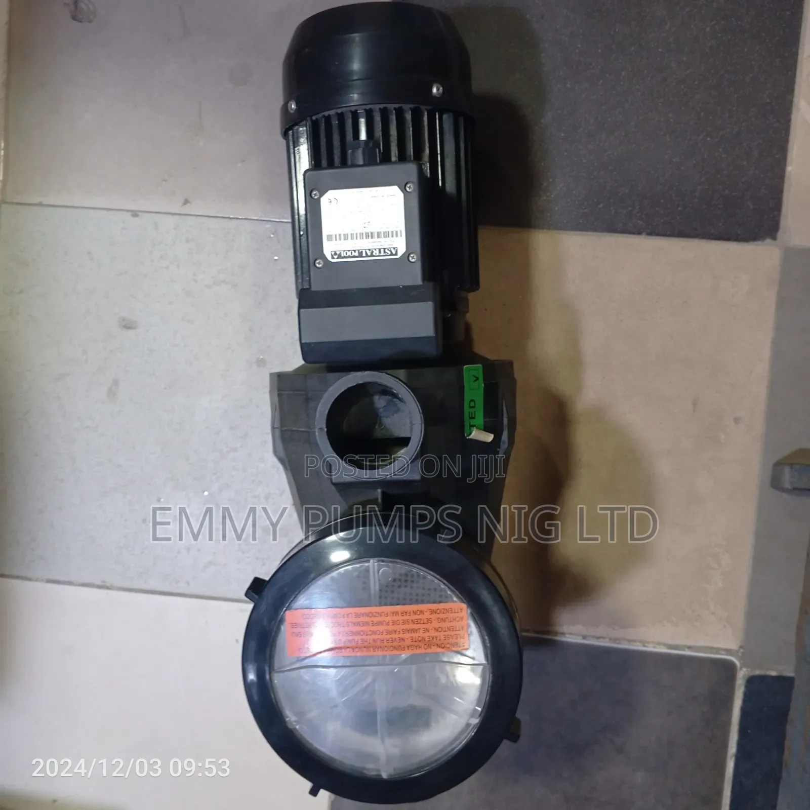 Swimming Pool Pumping Machine 1hp