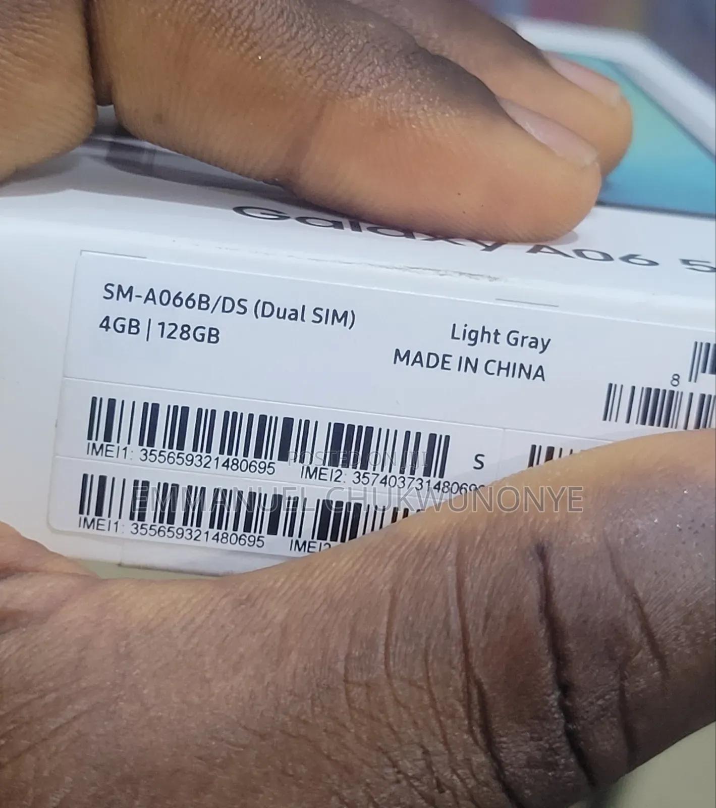 New Samsung Galaxy A06 128 GB Black