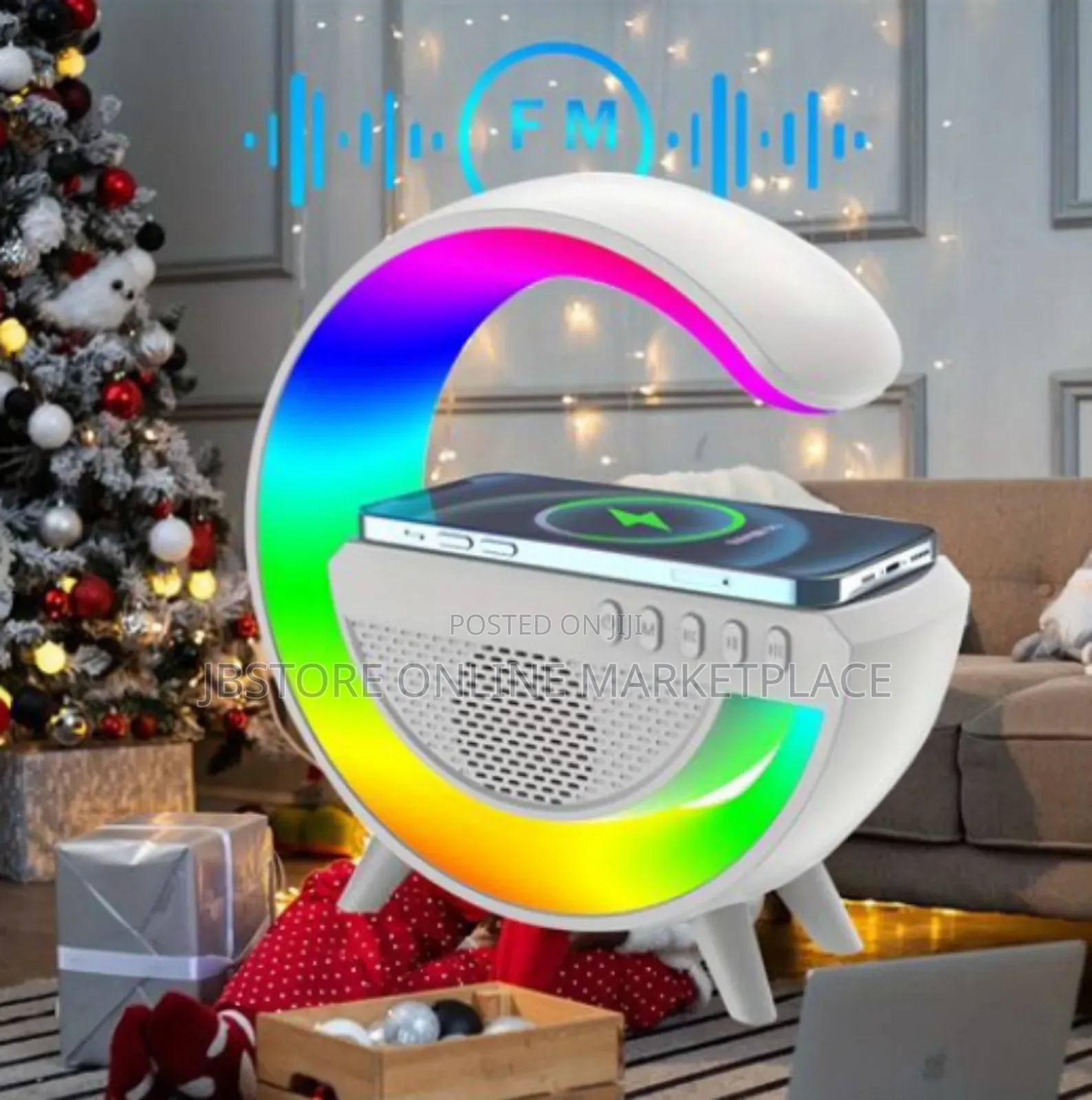 Bt-2301 Bluetooth Led Wireless Charging Speaker,Multifunctional Device