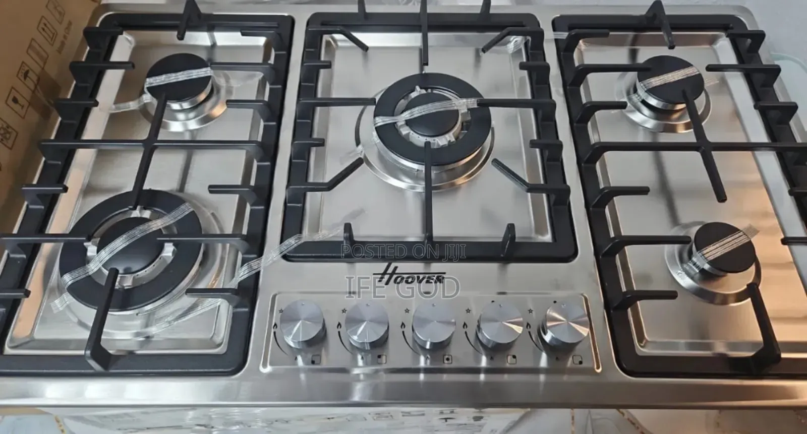 Original Hoover Built-in 90cm Automatic 5 Burners Gas Cooker Hob Etc.