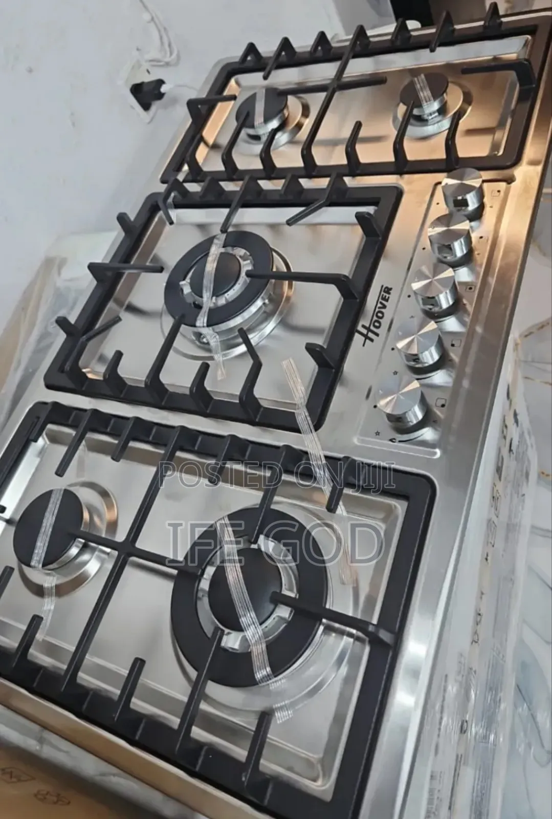 Original Hoover Built-in 90cm Automatic 5 Burners Gas Cooker Hob Etc.