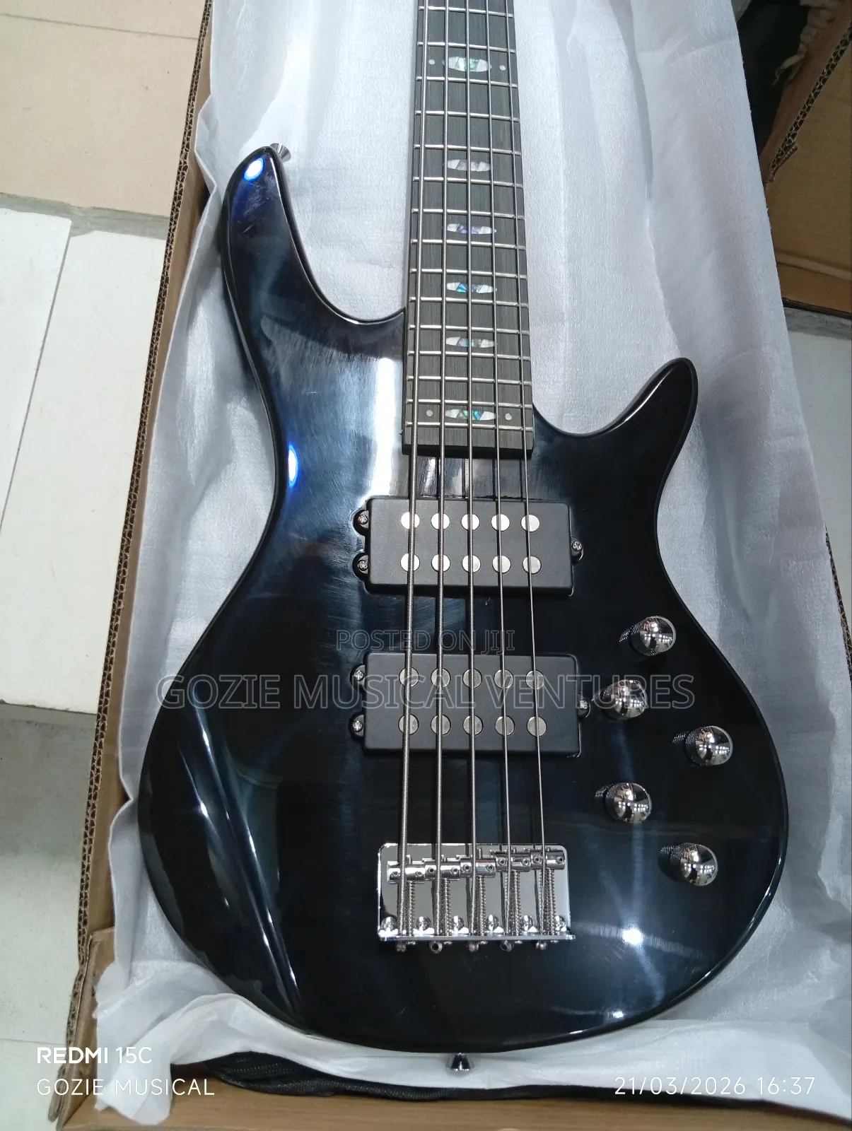 The Best Quality Ibanze Bass Guitar Black Colour and Any Colour