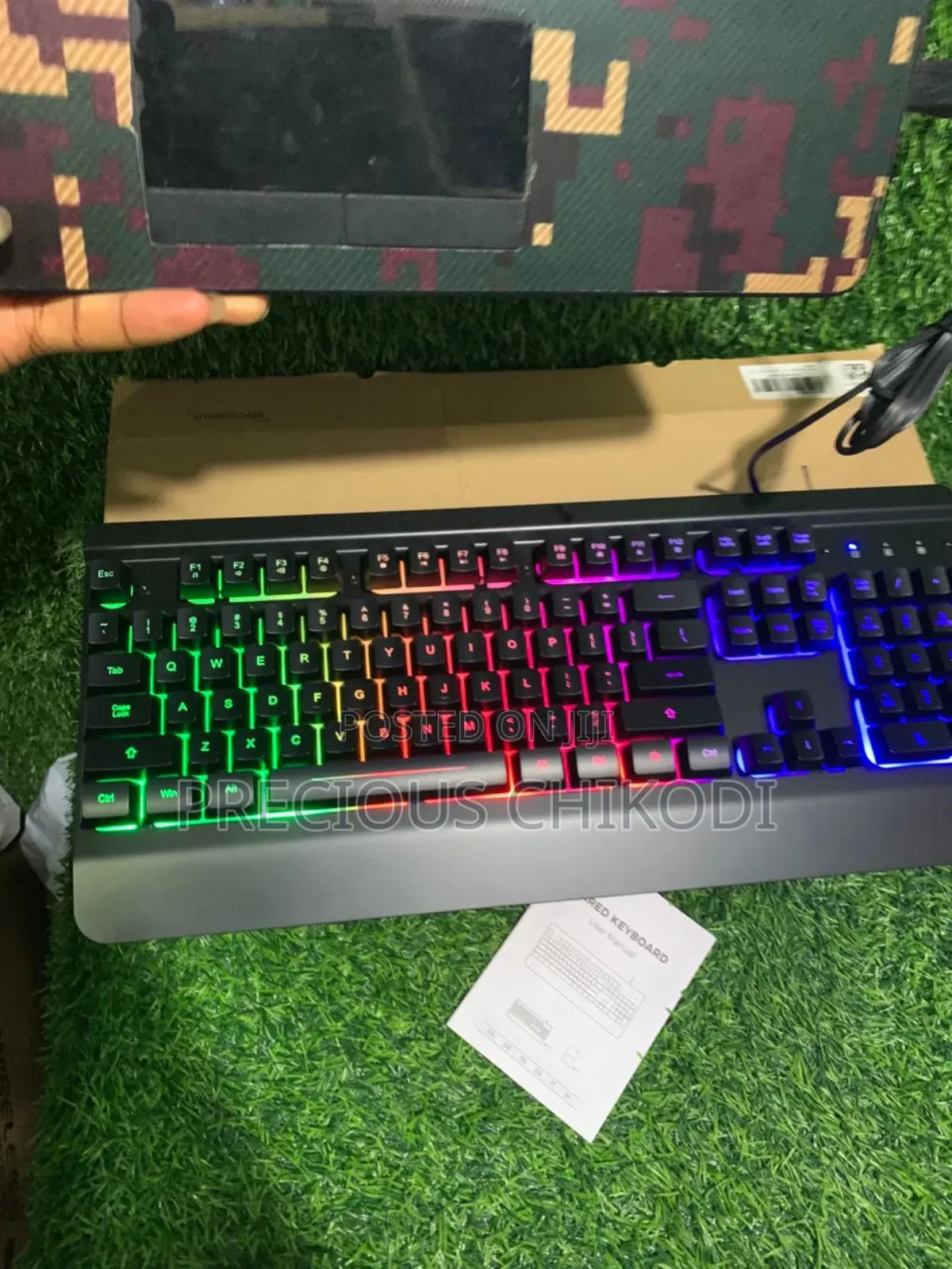 Wired Gaming Keyboard With RGB Light