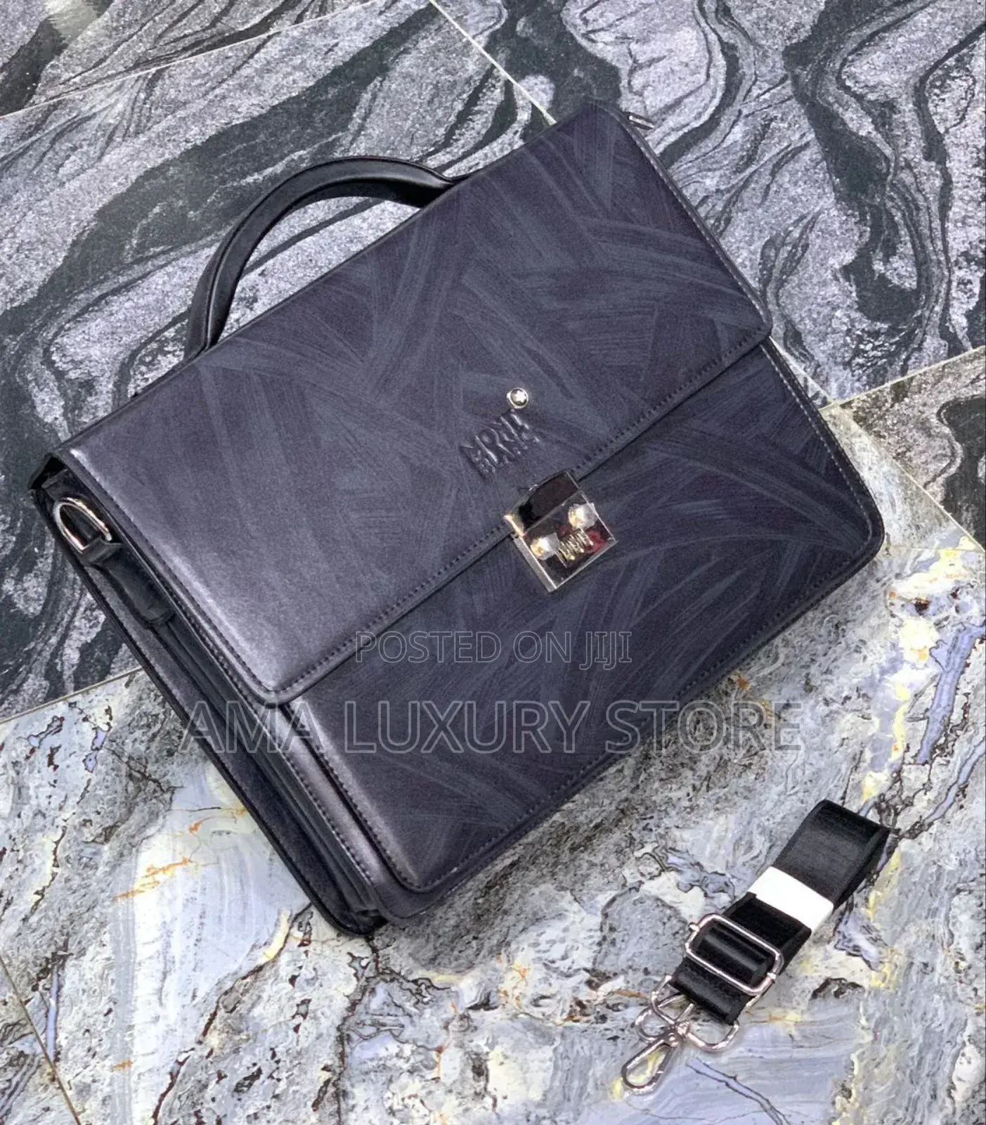 Mont Blanc Luxury Designer Men's Leather Business/Office Bags