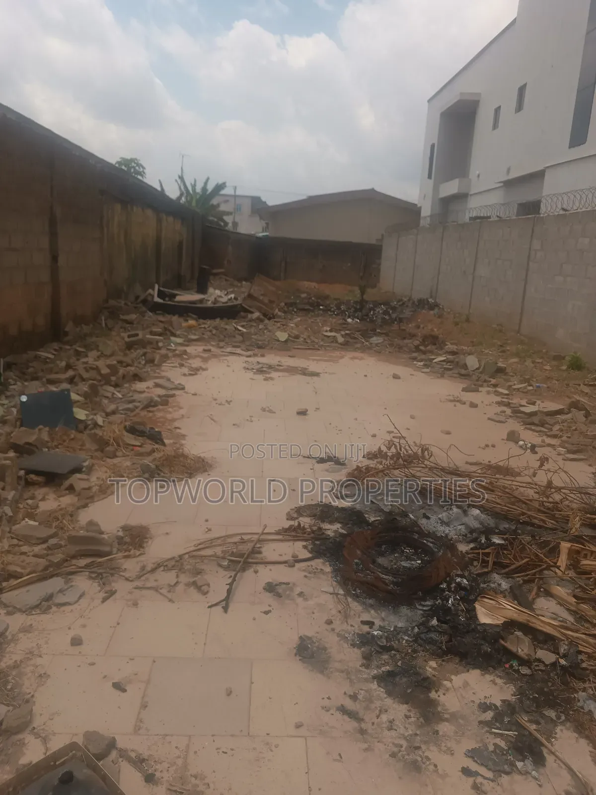 Half Plot of Land in an Estate