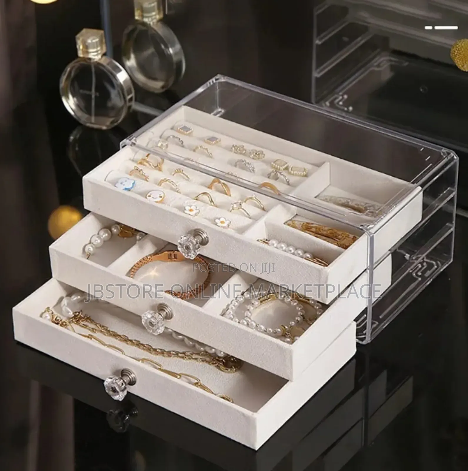 Multi-Layer Jewelry Organizer Box