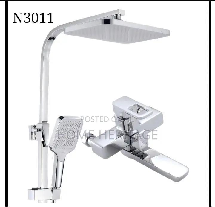 Chrome Standing Shower N012