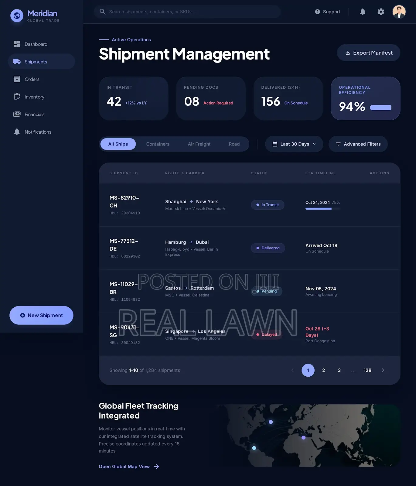 Import Export Business Management System