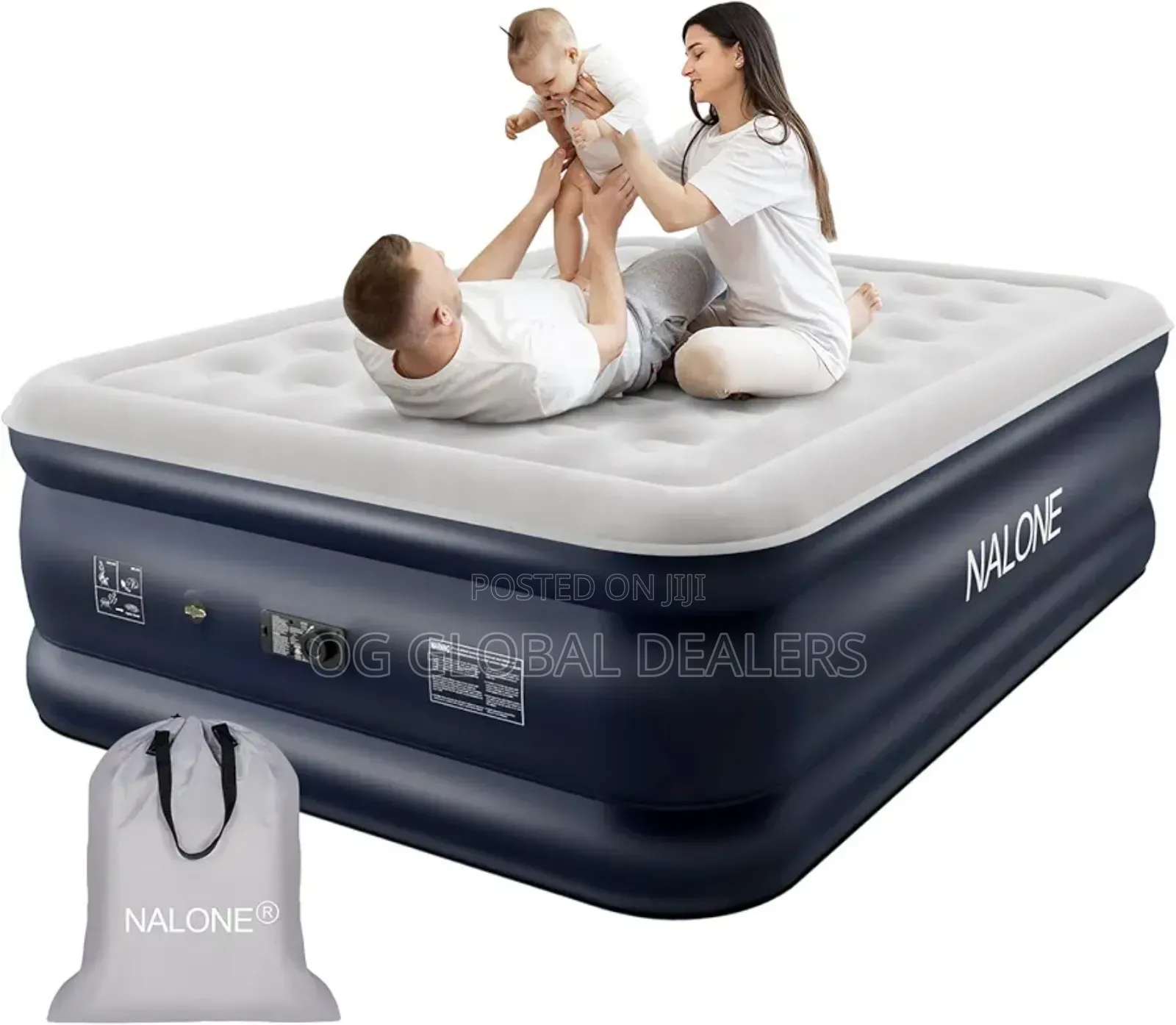 Nalone Airbed Mattress Deluxe With Built in Pump