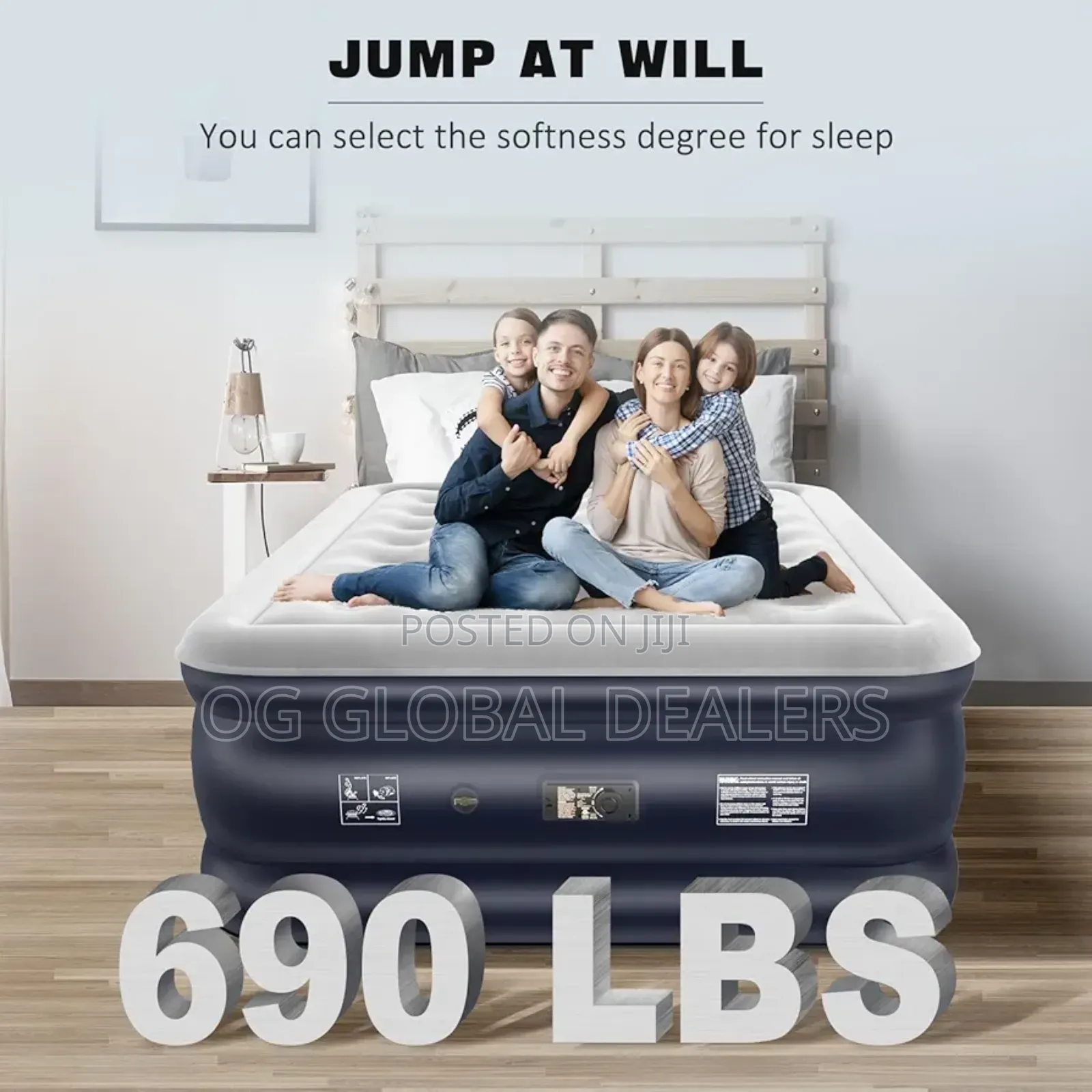 Nalone Airbed Mattress Deluxe With Built in Pump