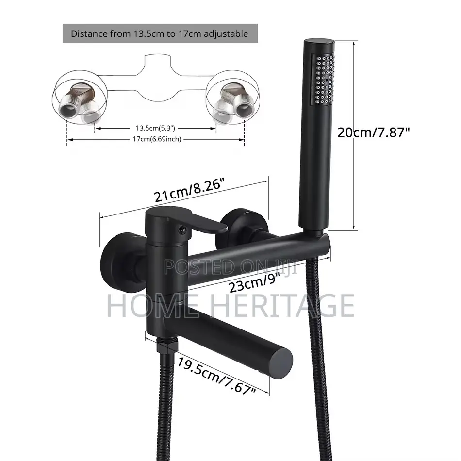Wall Mounted Bathtub Mixer