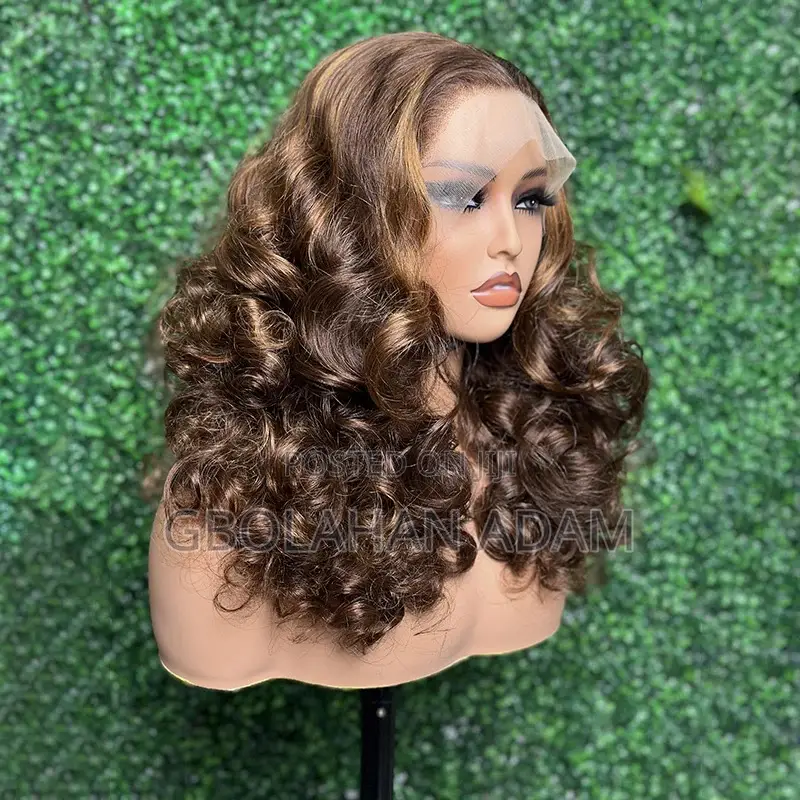 Bounce Curl Human Hair Lace Frontal Wigs