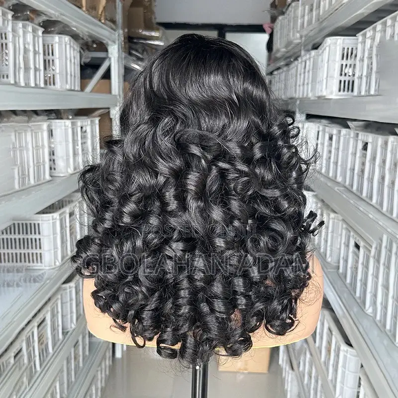 Bounce Curl Human Hair Lace Frontal Wigs