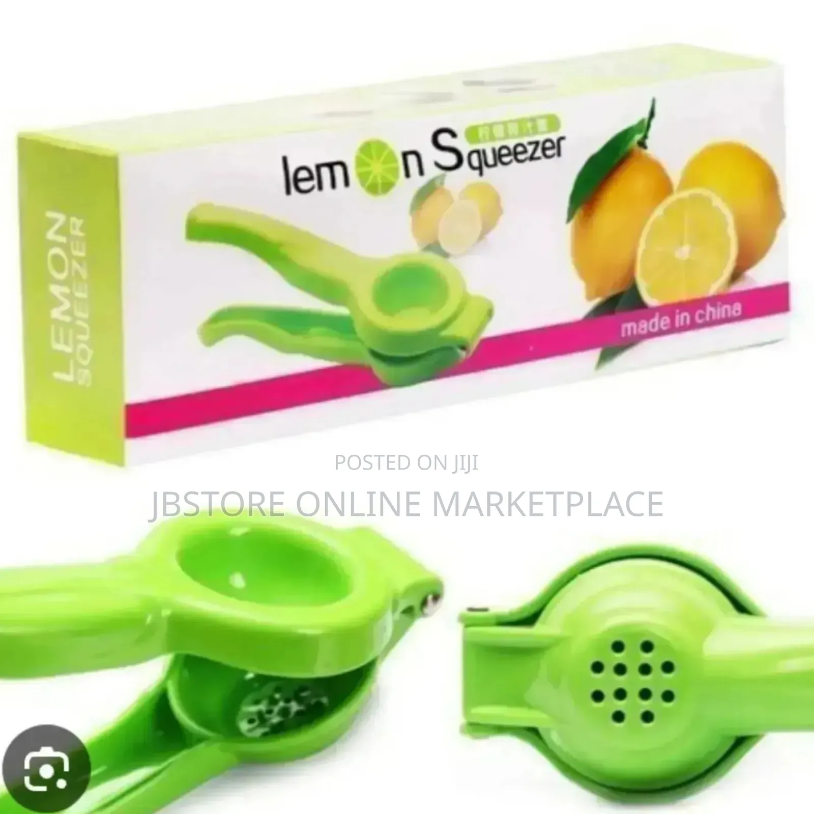 2-in-1 Plastic Lemon Squeezer Slicer With Bottle Opener