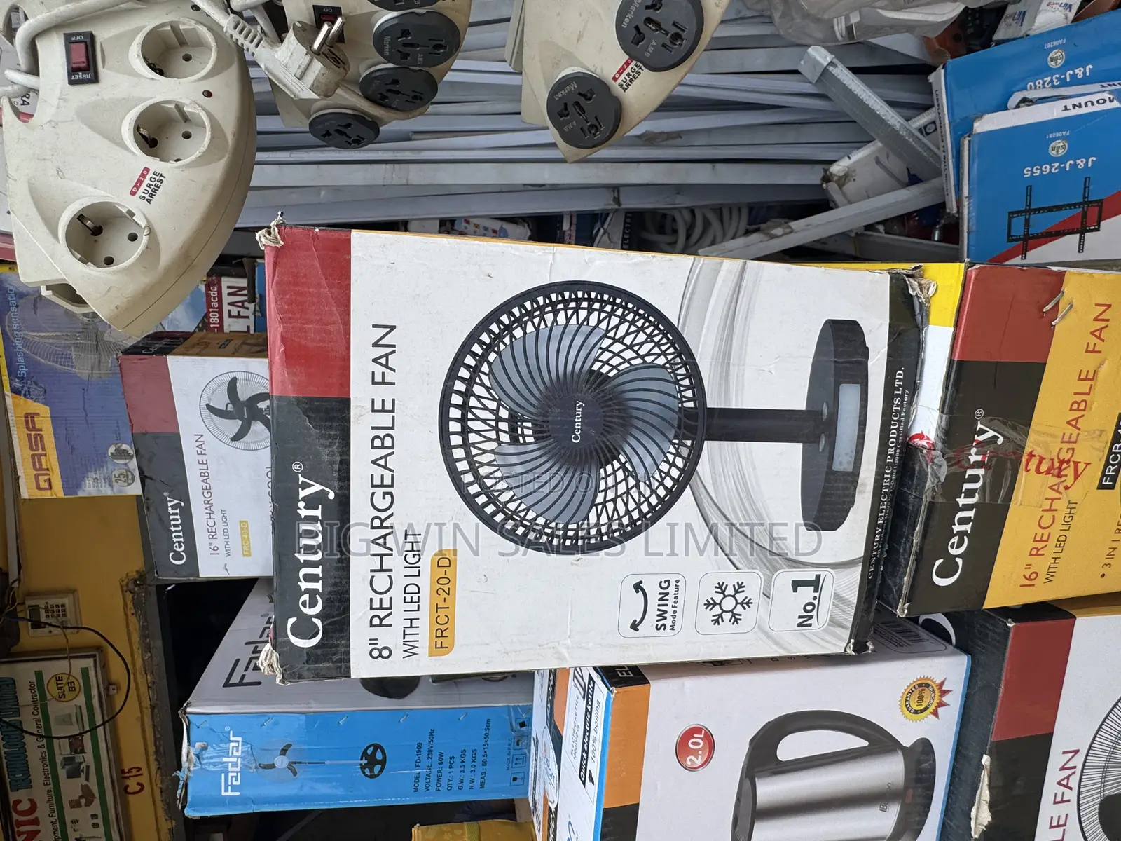 Century 8” Rechargeable Fan