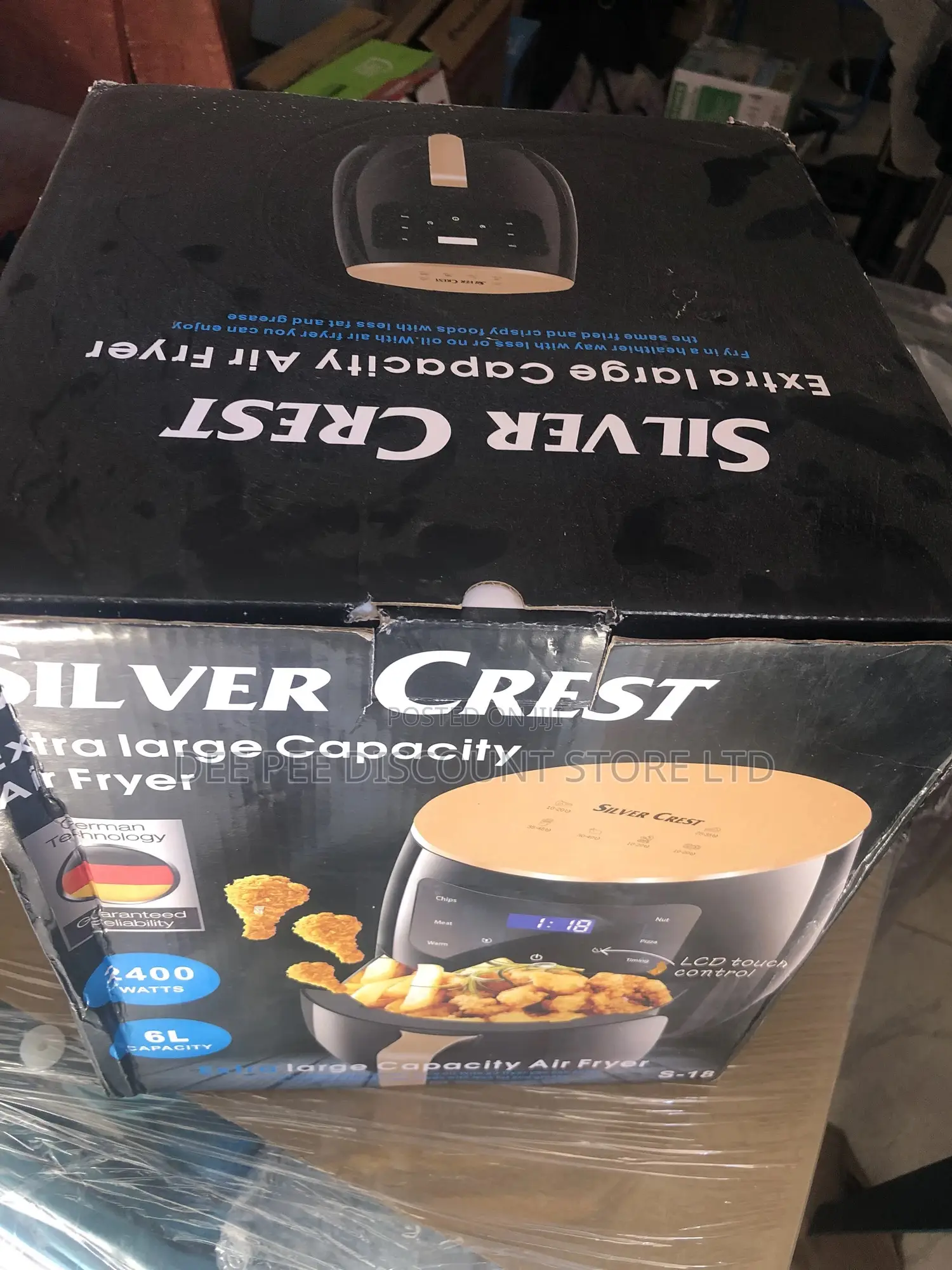 Multifunctional Extra Large Capacity Air Fryer 6l 2400 W