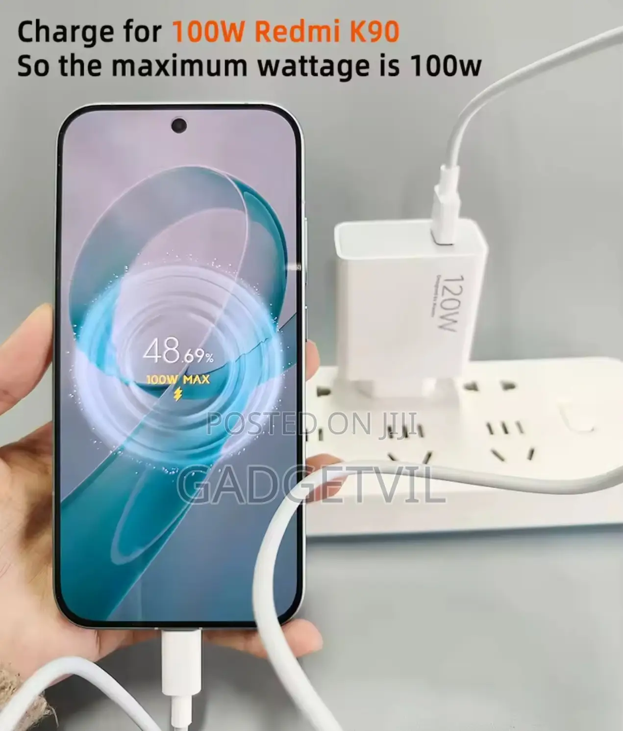 120w Xiaomi Redmi Hypercharge Fast Charger