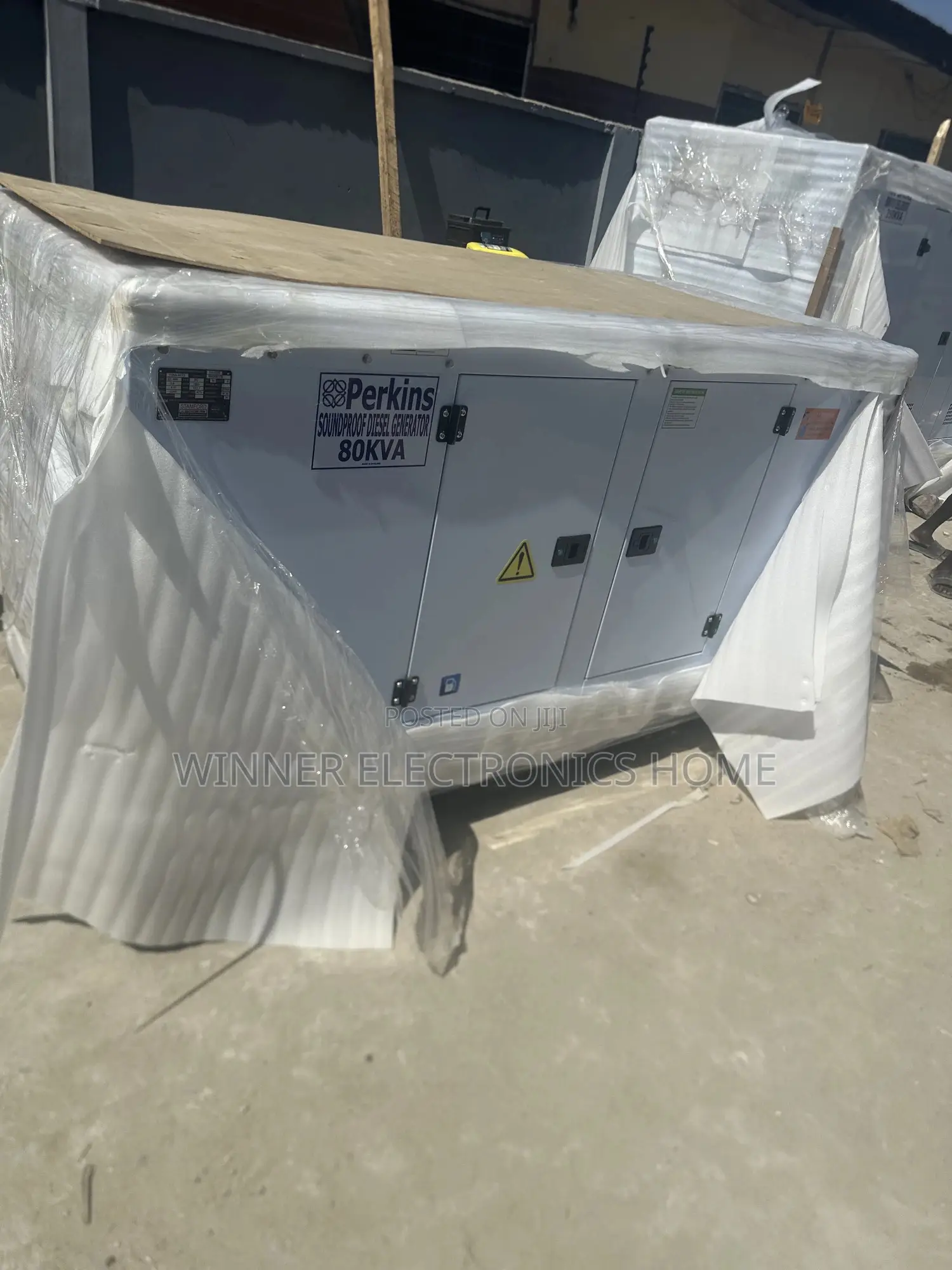 Perkins 80kva Soundproof Diesel Generator Copper Coil With Warranty