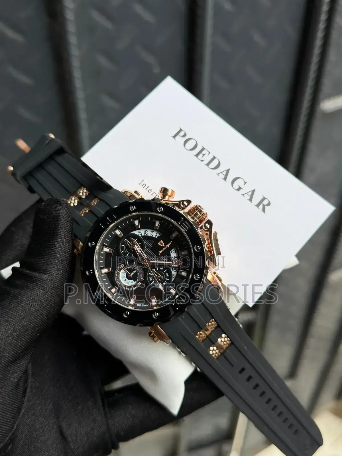Poedagar Luxury Chronograph Model 892